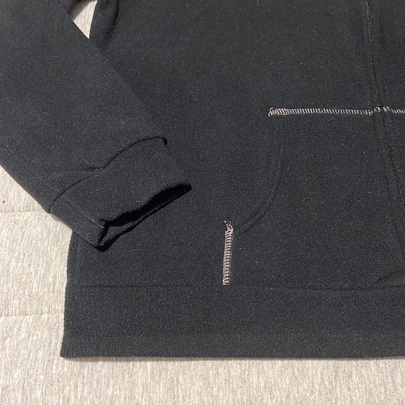 Old Navy XL Black Zip-Up Sweatshirt - Picture 3 of 7
